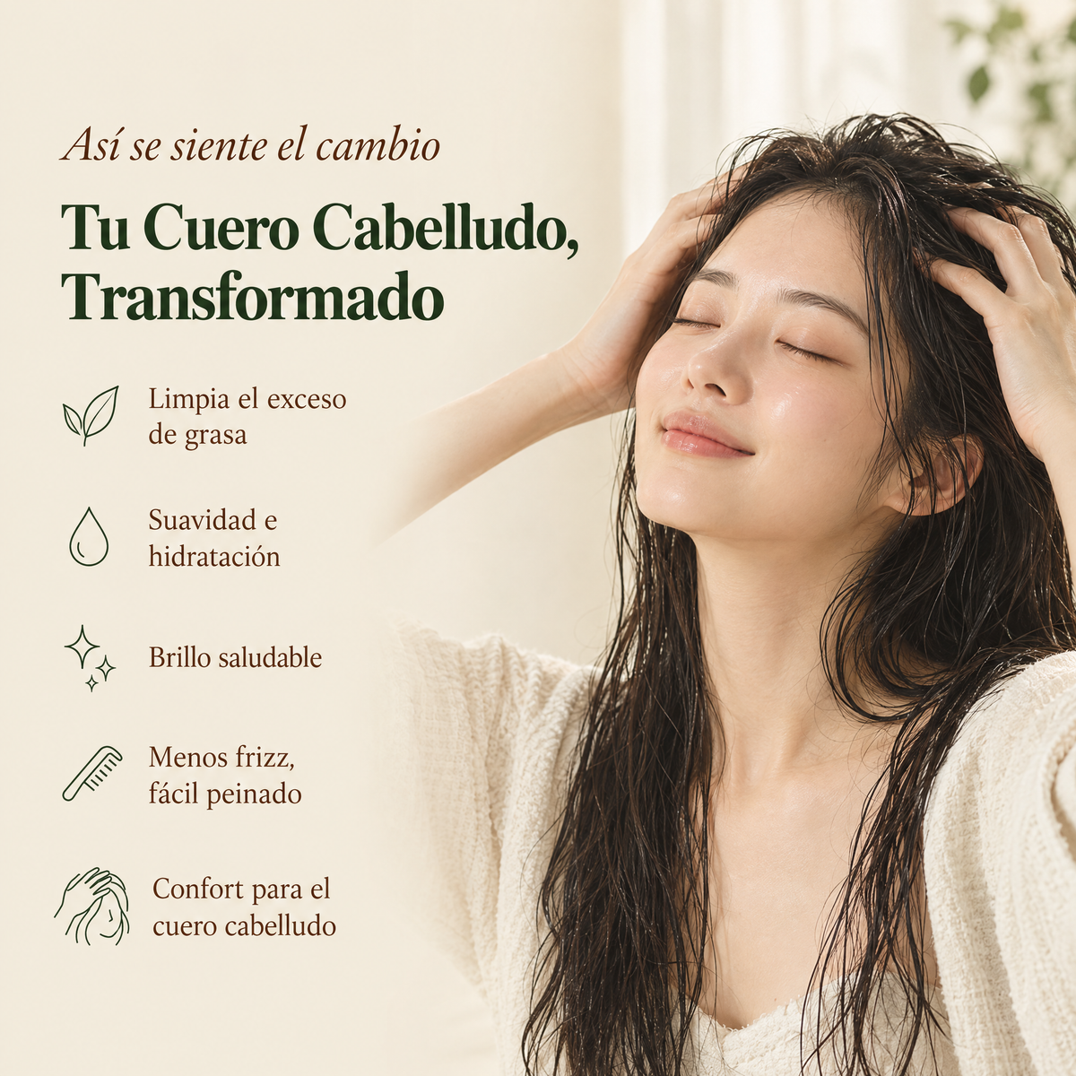 Tu cuero cabelludo, transformado: beneficios Yeoncare